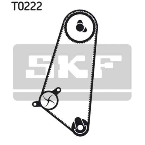 WATER PUMP AND TIMING BELT SET - 1