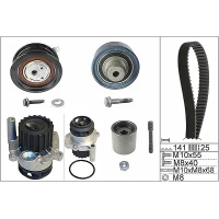 Water pump and timing belt set