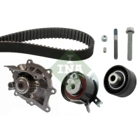 Water pump and timing belt set