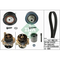 Water pump and timing belt set