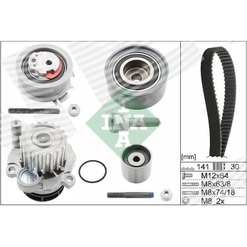 WATER PUMP AND TIMING BELT SET - 0