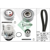 Water pump and timing belt set