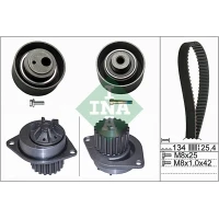 Water pump and timing belt set