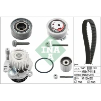 Water pump and timing belt set