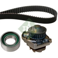 Water pump and timing belt set