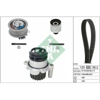 Water pump and timing belt set