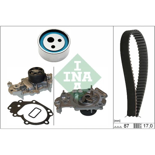 WATER PUMP AND TIMING BELT SET - 0