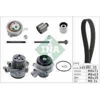 Water pump and timing belt set