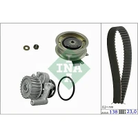 Water pump and timing belt set