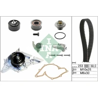 Water pump and timing belt set