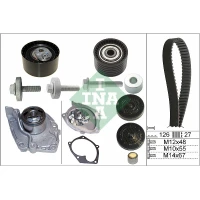 Water pump and timing belt set