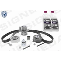 Water pump and timing belt set