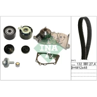 Water pump and timing belt set