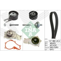 Water pump and timing belt set