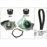 Water pump and timing belt set