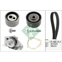 Water pump and timing belt set