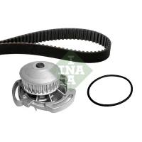 Water pump and timing belt set