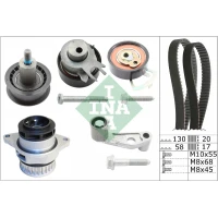 Water pump and timing belt set