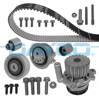 Water pump and timing belt set