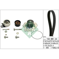 Water pump and timing belt set